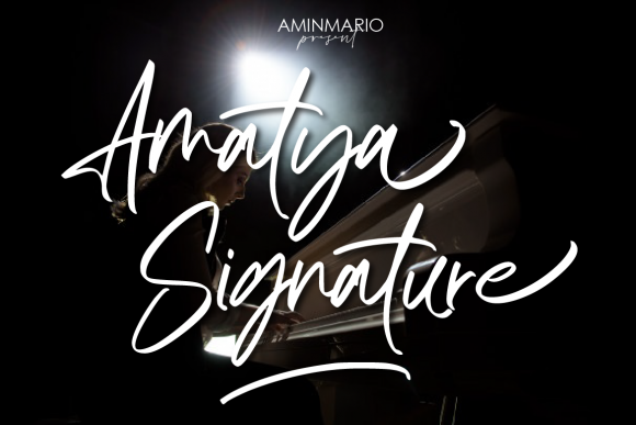 Amatya Signature: A Stylish Script Font for Web Design