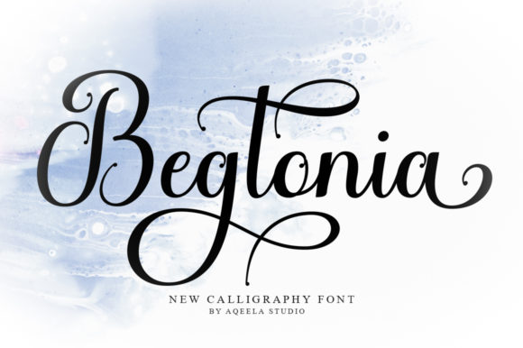 Begtonia: Elevate Your Brand with a Luxurious Handwritten Font