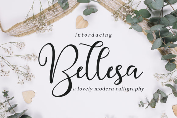 Bellesa: A Modern Calligraphy Font for Elegant Web Design