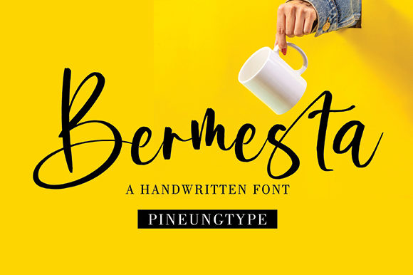 Bermesta: A Versatile Handwritten Font for Creative Campaigns