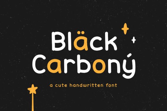 Black Carbony: A Handwritten Font for Memorable Branding