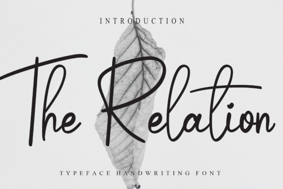 Bring Your Handmade Creations to Life with The Relation Font