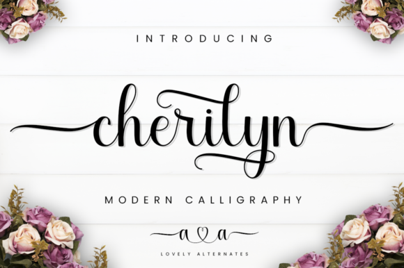 Cherilyn: A Handwritten Font for Luxurious Branding