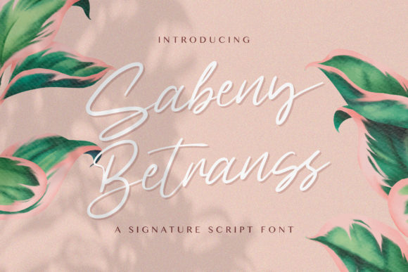 Discover Sabeny Betranss: A Font for Elegant Editorial Design