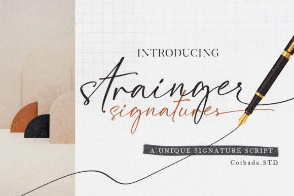 Discover the Elegance of Strainger Signatures Font