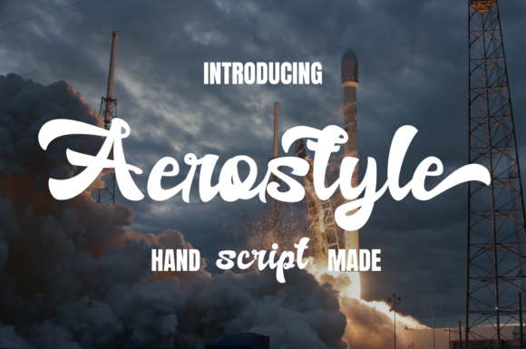 Elevate Your Brand with Aerostyle: A Premium Handwritten Font