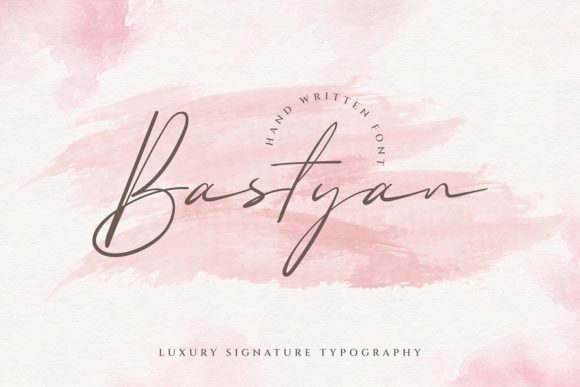 Elevate Your Brand with Bastyan: A Premium Handwritten Font