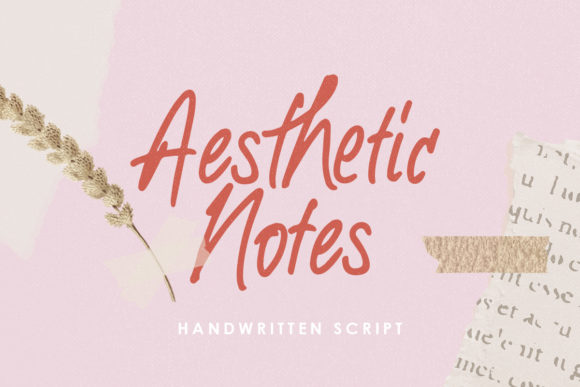 Elevate Your Editorial Design with Aesthetic Notes Font