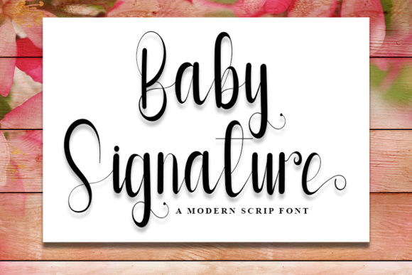 Enhance Your Brand with Baby Signature Font