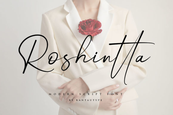 Enhance Your Brand with Roshintta: A Premium Handwritten Font