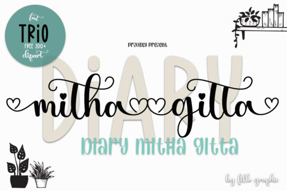 Enhance Your Editorial Design with Diary Mithagitta Font