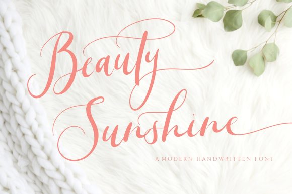 Enhance Your Web Design with Beauty Sunshine Font