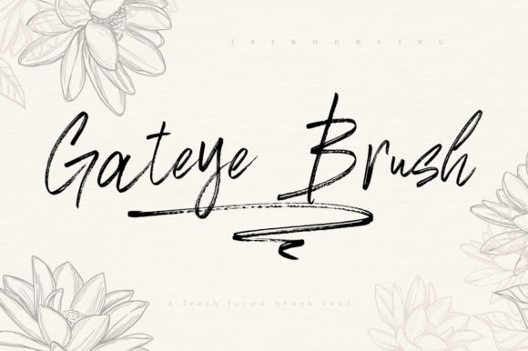 Gateye: A Versatile Script Font for Crafters and Makers