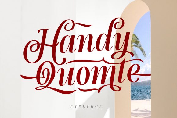 Handy Quomte: A Delicate and Elegant Handwritten Font for Editorial Design