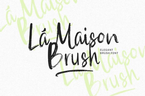 La Maison: The Perfect Script Font for Engaging Visuals
