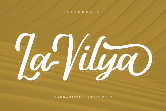 La Vilya: A Versatile Handwritten Font for Web Design