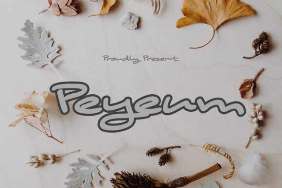 Peyeum: The Perfect Cursive Script for Engaging Visuals