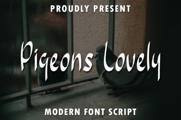 Pigeon Lovely: A Charming Handwritten Font for Branding