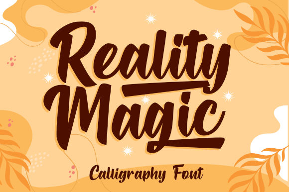 Reality Magic: A Bold Handwritten Font for Crafters