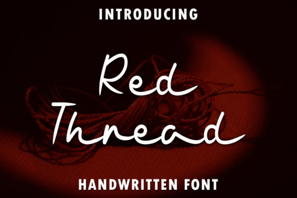 Red Thread: A Handwritten Font for Elegant Web Design