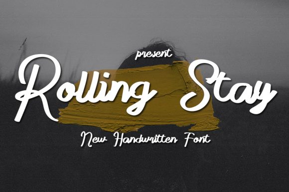 Rolling Stay: A Handwritten Font for Memorable Campaigns