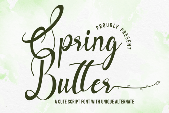 Spring Butter: The Perfect Font for Your Next Campaign
