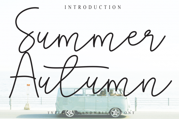 Summer Autumn: A Handwritten Font for Crafters and Creators
