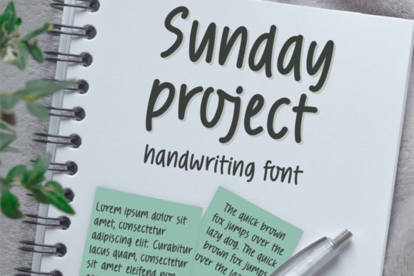 Sunday Project: A Sweet and Friendly Handwritten Font