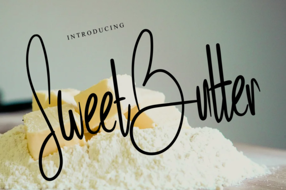 Sweet Butter: A Delicate Font for Charming Craft Projects