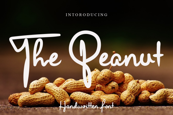 The Peanut: A Handwritten Font for Eye-Catching Campaigns