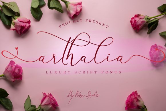 Transform Your Brand with Arthalia: A Dazzling Script Font