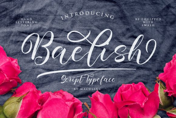 Transform Your Brand with Baelish: A Flowing Calligraphy Font